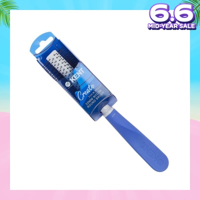 KENT BRUSHES Kcr6 Create (20mm Ball Tipped Nylon Quill Round Hair Brush) 1s