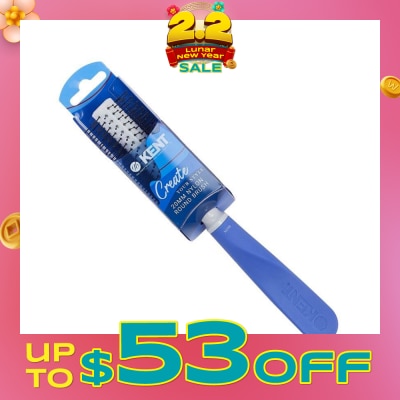 KENT BRUSHES Kcr6 Create (20mm Ball Tipped Nylon Quill Round Hair Brush) 1s