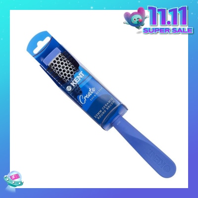 KENT BRUSHES Kcr7 Create (20mm Ceramic Round Hair Brush With Heat Retaining Head) 1s