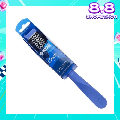 KENT BRUSHES Kcr7 Create (20mm Ceramic Round Hair Brush With Heat Retaining Head) 1s