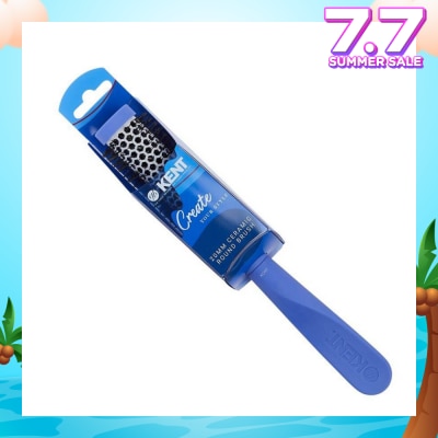 KENT BRUSHES Kcr7 Create (20mm Ceramic Round Hair Brush With Heat Retaining Head) 1s