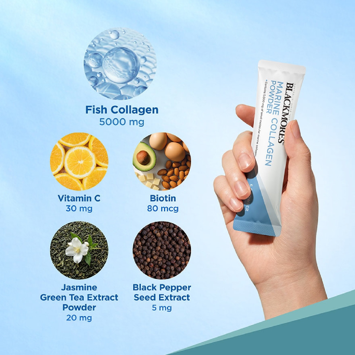 Marine Collagen Powder Sachet 6g x 10s