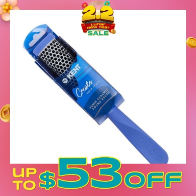 KENT BRUSHES Kcr8 Create (30mm Ceramic Round Hair Brush With Heat Retaining Head) 1s