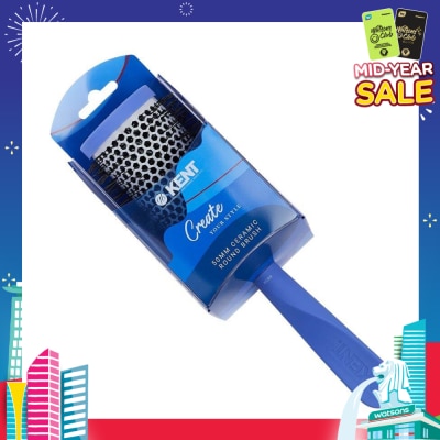 KENT BRUSHES Kcr9 Create (50mm Ceramic Round Hair Brush With Heat Retaining Head) 1s