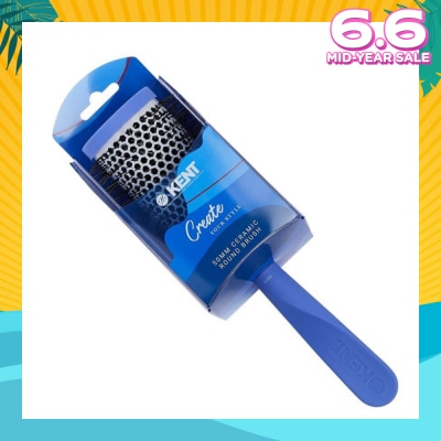 KENT BRUSHES Kcr9 Create (50mm Ceramic Round Hair Brush With Heat Retaining Head) 1s