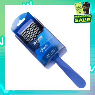 KENT BRUSHES Kcr9 Create (50mm Ceramic Round Hair Brush With Heat Retaining Head) 1s