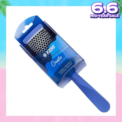 KENT BRUSHES Kcr9 Create (50mm Ceramic Round Hair Brush With Heat Retaining Head) 1s