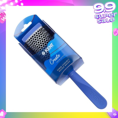 KENT BRUSHES Kcr9 Create (50mm Ceramic Round Hair Brush With Heat Retaining Head) 1s