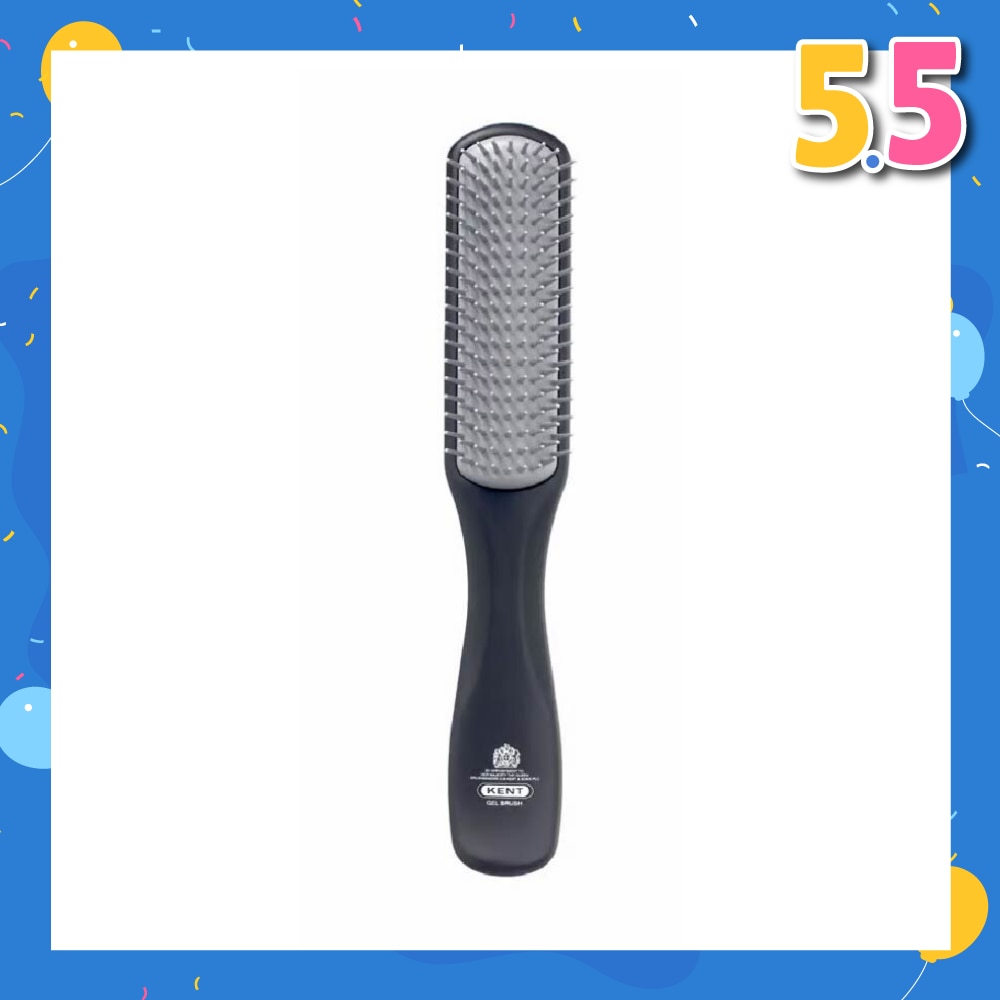 Kfm3 (For Men Narrow Hairbrush With Non Scratch Ionic Quills) 1s