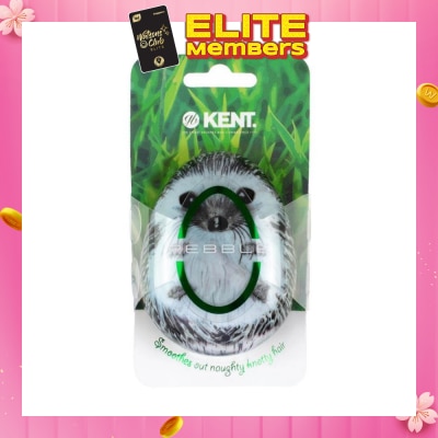 KENT BRUSHES Phog The Pebble (Travel Hair Brush For Wet Or Dry Hair Hedgehog) 1s