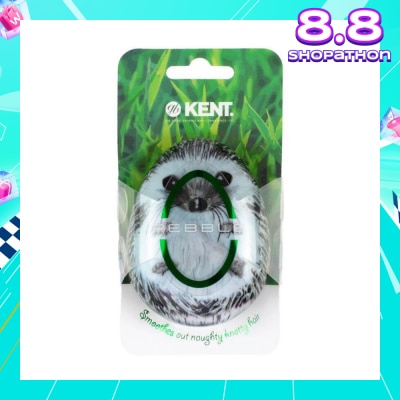 KENT BRUSHES Phog The Pebble (Travel Hair Brush For Wet Or Dry Hair Hedgehog) 1s