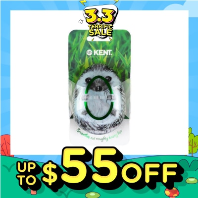 KENT BRUSHES Phog The Pebble (Travel Hair Brush For Wet Or Dry Hair Hedgehog) 1s