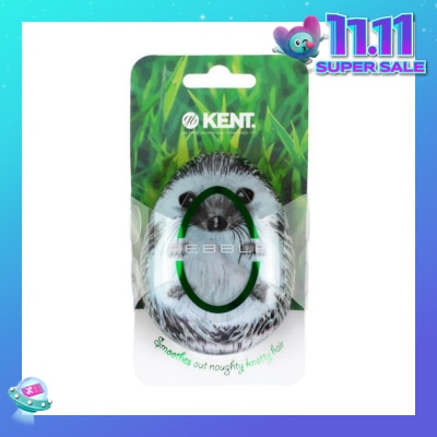 KENT BRUSHES Phog The Pebble (Travel Hair Brush For Wet Or Dry Hair Hedgehog) 1s