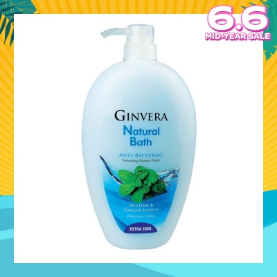 GINVERA Natural Bath Anti-Bacterial Protecting Shower Foam 950ml