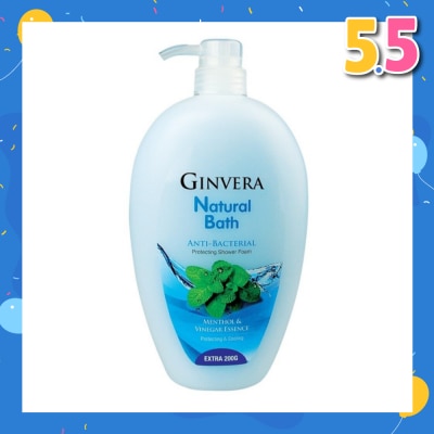 GINVERA Natural Bath Anti-Bacterial Protecting Shower Foam 950ml