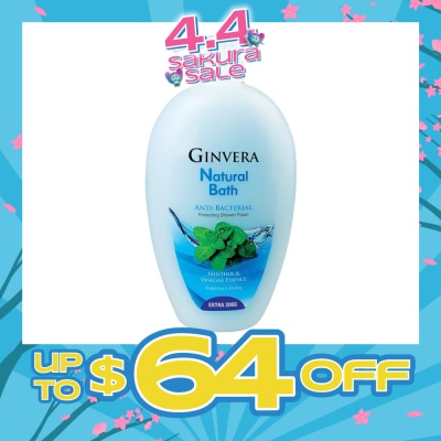 GINVERA - Natural Bath Anti-Bacterial Protecting Shower Foam 950ml