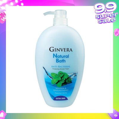 GINVERA Natural Bath Anti-Bacterial Protecting Shower Foam 950ml