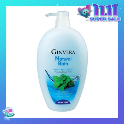GINVERA Natural Bath Anti-Bacterial Protecting Shower Foam 950ml