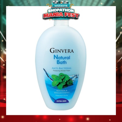 GINVERA - Natural Bath Anti-Bacterial Protecting Shower Foam 950ml