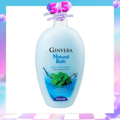 GINVERA - Natural Bath Anti-Bacterial Protecting Shower Foam 950ml