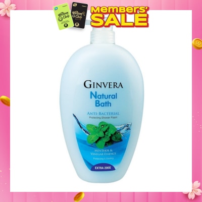 GINVERA Natural Bath Anti-Bacterial Protecting Shower Foam 950ml