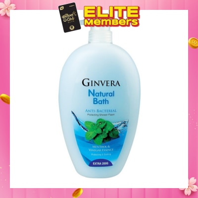 GINVERA Natural Bath Anti-Bacterial Protecting Shower Foam 950ml