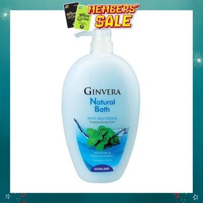 GINVERA - Natural Bath Anti-Bacterial Protecting Shower Foam 950ml