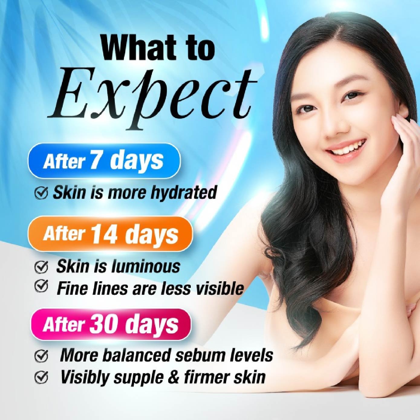 Collagen Beauty MCP-EX Marine Collagen Peptide Caplets (Glowing, Hydrated, Firm & Supple Skin) 270s
