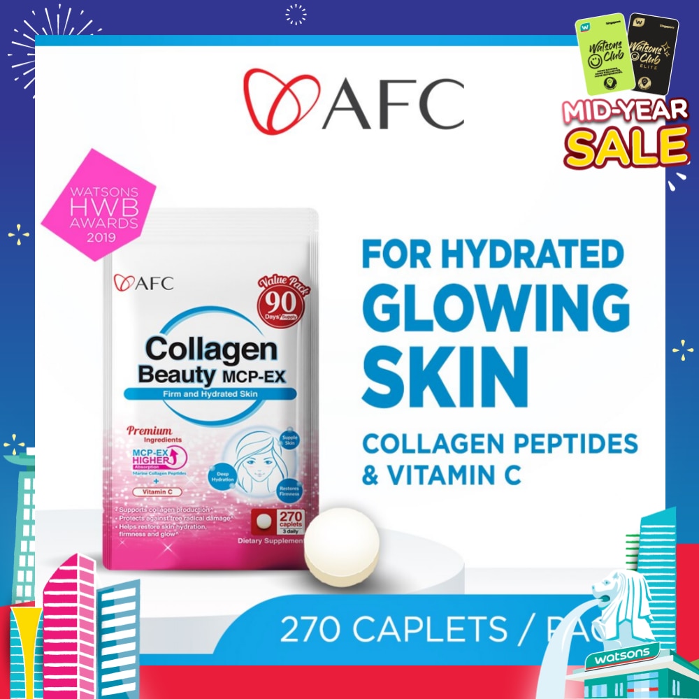 JAPAN Collagen Beauty MCP-EX Dietary Supplement caplets (Glowing, Hydrated, Firm & Supple Skin & Dark Spots) 270s