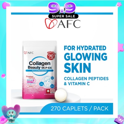 AFC - Collagen Beauty MCP-EX Marine Collagen Peptide Caplets (Glowing, Hydrated, Firm & Supple Skin) 270s image