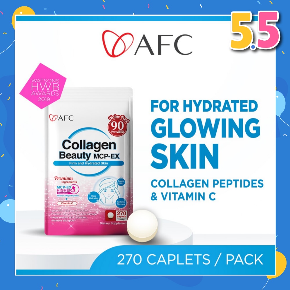 JAPAN Collagen Beauty MCP-EX Dietary Supplement caplets (Glowing, Hydrated, Firm & Supple Skin & Dark Spots) 270s