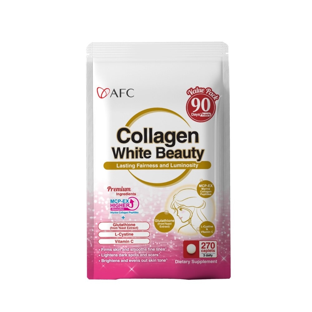 JAPAN Collagen White Beauty Dietary Supplement caplets (For Skin Whitening + Fair & Bright Complexion) 270s