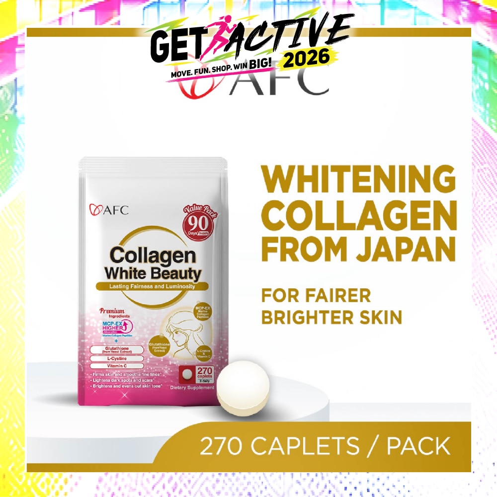 Collagen White Beauty Marine Collagen with Glutathione Skin Brightening Caplets (Skin Radiance and Fair Complexion) 270s image