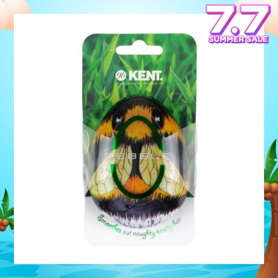 KENT BRUSHES Pbee The Pebble (Travel Hair Brush For Wet Or Dry Hair Bumble Bee) 1s