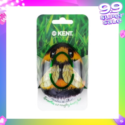 KENT BRUSHES Pbee The Pebble (Travel Hair Brush For Wet Or Dry Hair Bumble Bee) 1s