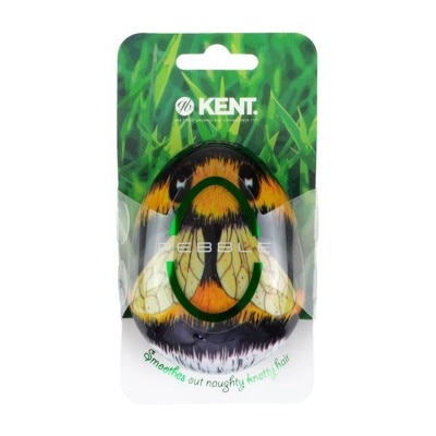 KENT BRUSHES Pbee The Pebble (Travel Hair Brush For Wet Or Dry Hair Bumble Bee) 1s