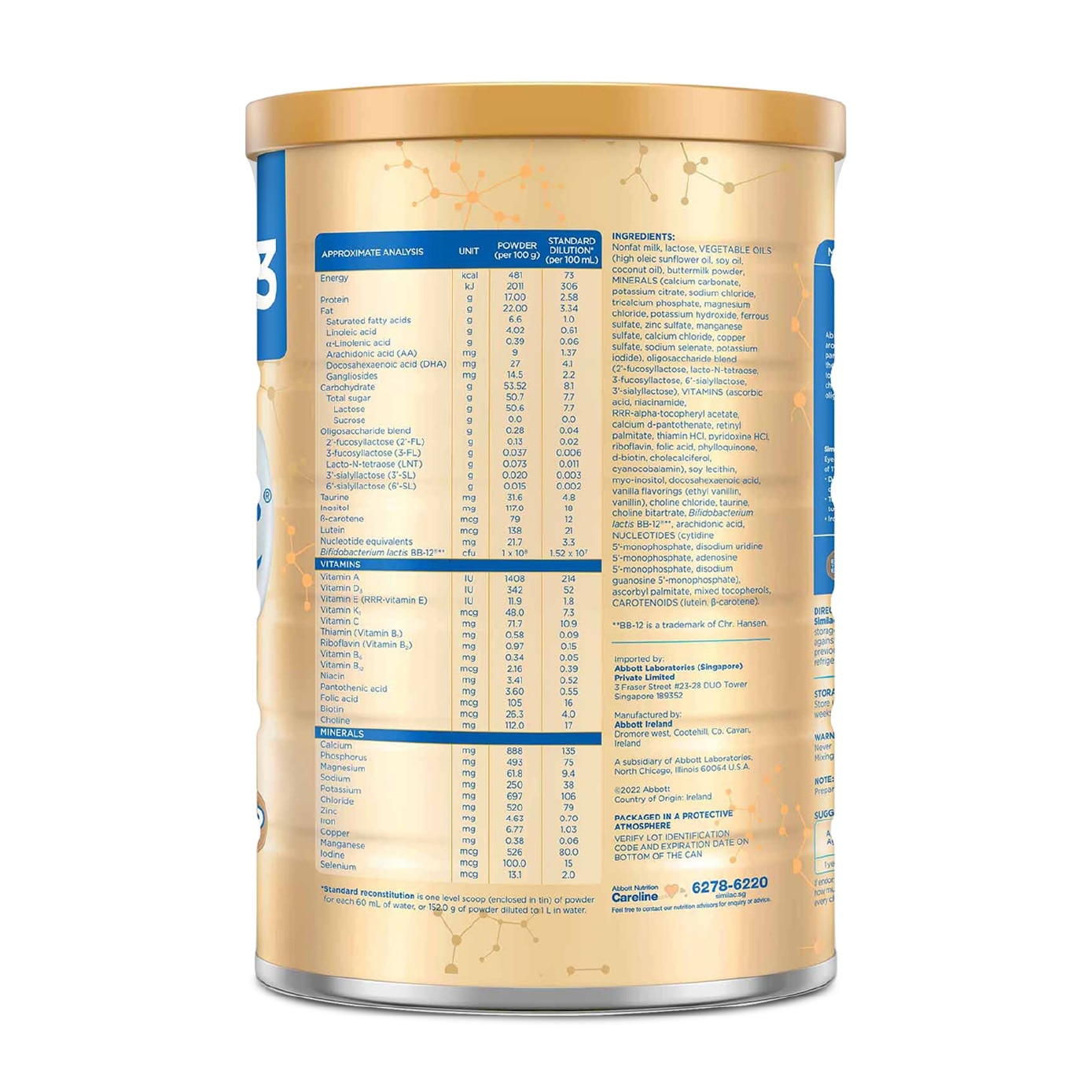 Gain Stage 3 Milk Powder Formula Twin Pack (1 Year Onwards) 1.7kg x 2s