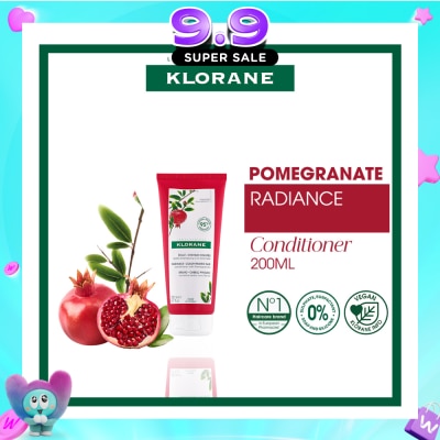 KLORANE - Radiance - Color-Treated Hair Pomegranate Conditioner (To Detangles, Repairs & Reinvigorates Hair Color) 200ml image