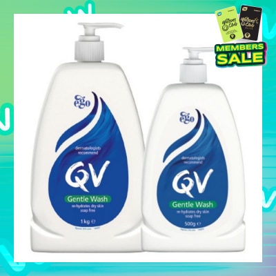 EGO QV EGO QV Gentle Wash 1KG + Gentle Wash 500g 1 pack