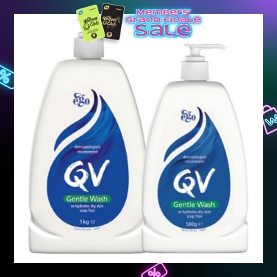 EGO QV EGO QV Gentle Wash 1KG + Gentle Wash 500g 1 pack