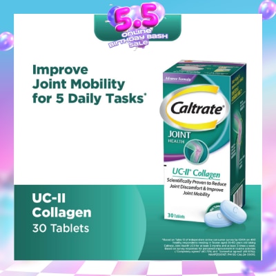 CALTRATE - Joint Health UC-II Collagen Supplement Tablet 30s (Expiry: Mar`2027)