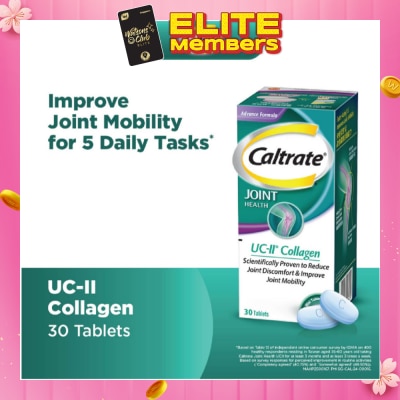 CALTRATE Joint Health UC-II Collagen Supplement Tablet 30s