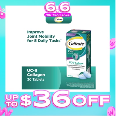 CALTRATE - Joint Health UC-II Collagen Supplement Tablet 30s (Expiry: Mar`2027)