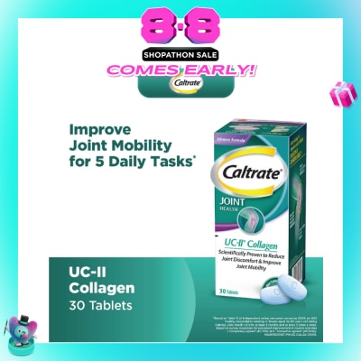 CALTRATE - Joint Health UC-II Collagen Supplement Tablet 30s (Expiry: Mar`2027)