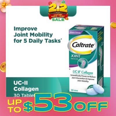 CALTRATE Joint Health UC-II Collagen Supplement Tablet 30s