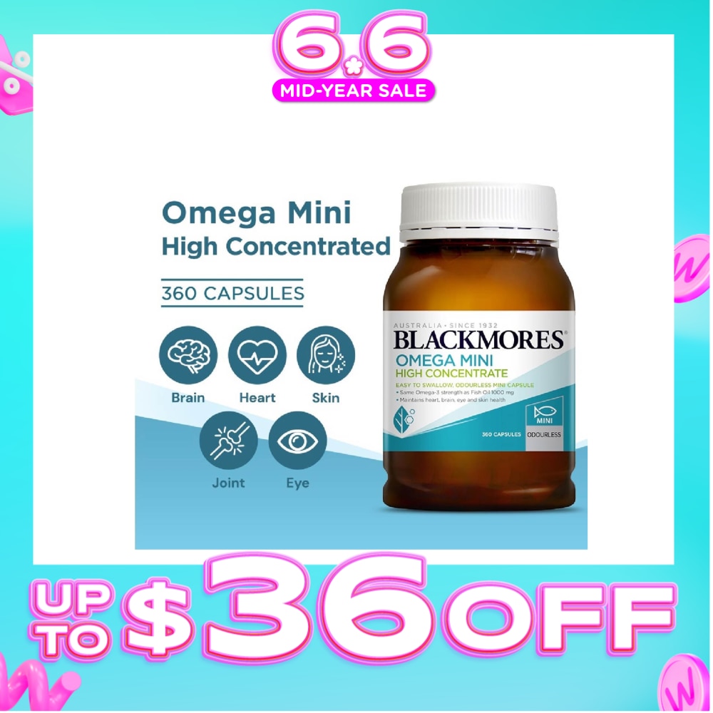 Omega Mini High Concentrate Capsules 360s