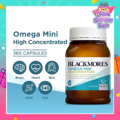 BLACKMORES Omega Mini High Concentrate Capsules 360s