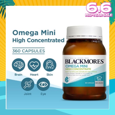 BLACKMORES Omega Mini High Concentrate Capsules 360s