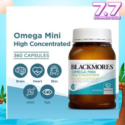 BLACKMORES Omega Mini High Concentrate Capsules 360s