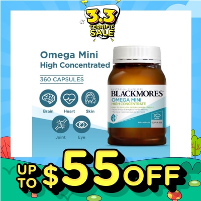BLACKMORES [CNY] Omega Mini High Concentrate Capsules 360s